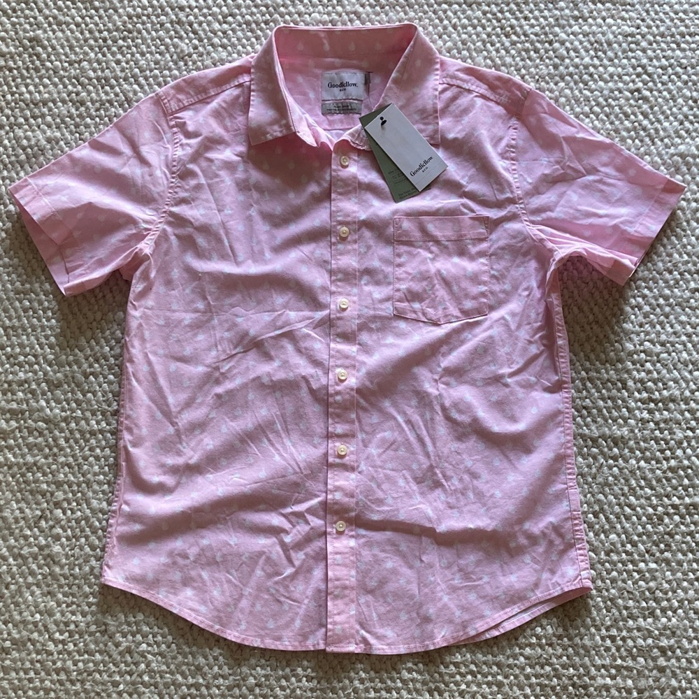 Goodfellow & Co Light Pink Casual Button Down Shirt